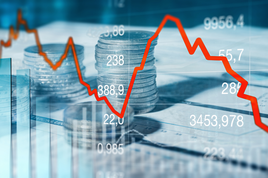 courbe représentant le marché de l'immobilier