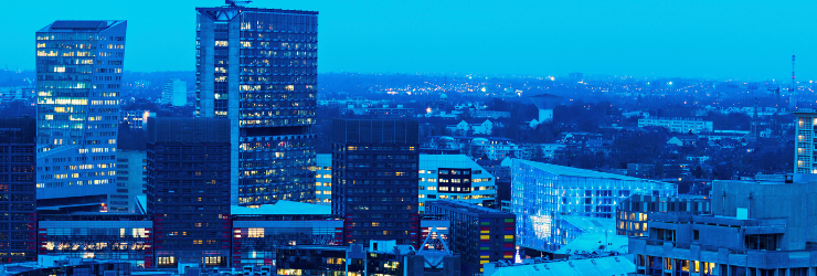 Photos d'immeubles d'entreprises à Lille pour montrer que Lille est une ville attractive en terme d'emplois et donc en investissement locatif
