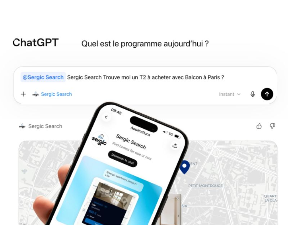 Sergic lance son application dans ChatGPT !